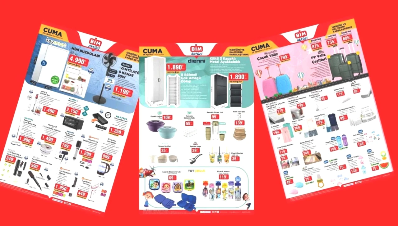 BİM’de 26-29 Ağustos Aktüel Ürünler: Vantilatör, Mini Buzdolabı ve Daha Fazla Fırsat!