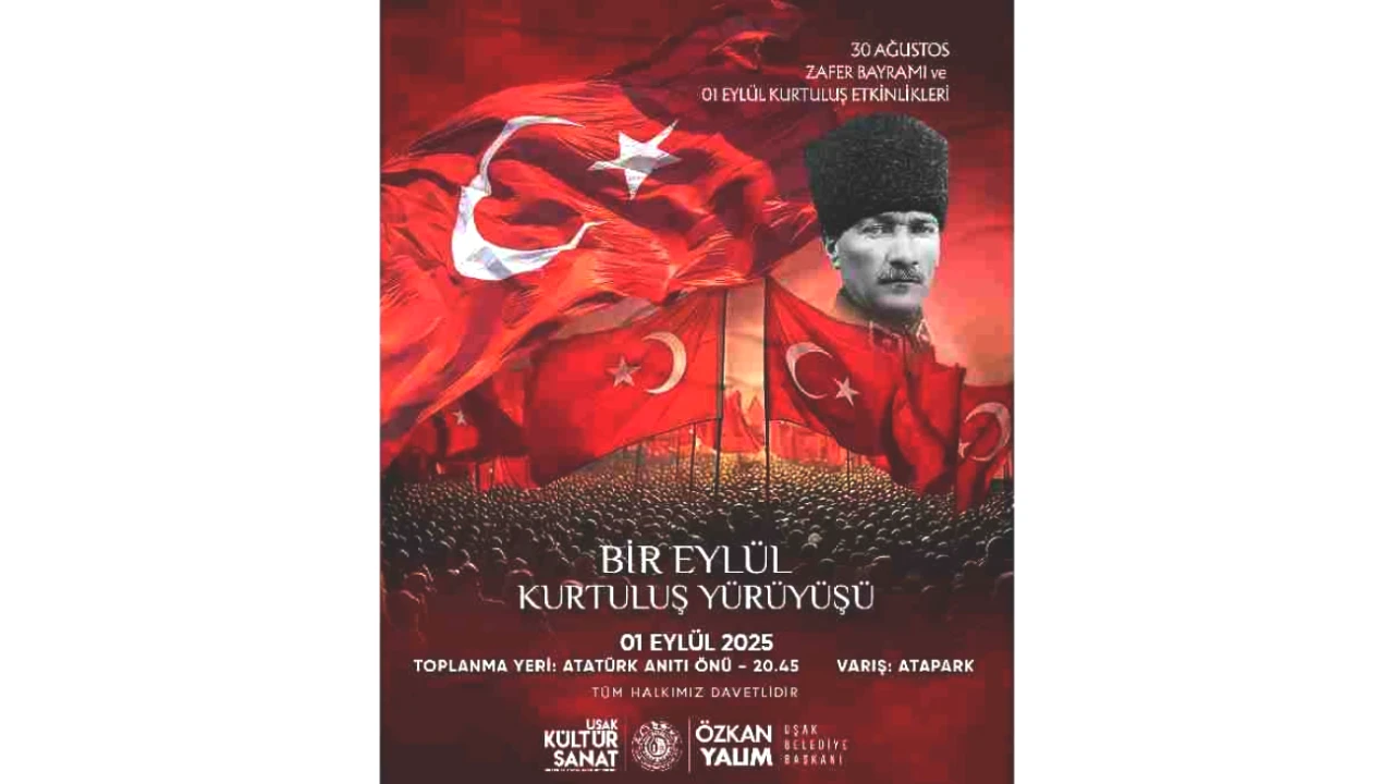 Uşak'ta 30 Ağustos ve 1 Eylül Kutlamalarına Hazır Olun! Coşku Dolu Bir Hafta Sonu Geliyor!