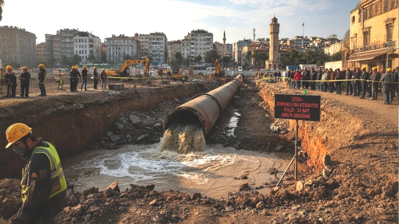 İzmir'de Su Kesintisi Alarmı! 32 Saat Boyunca 8 İlçe Susuz Kalacak