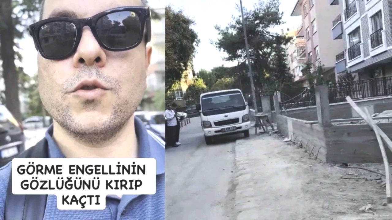Ankara'da Şok Olay: Görme Engelli Bireyin Gözlüğünü Kıranlar Fiyattan Kaçtı!