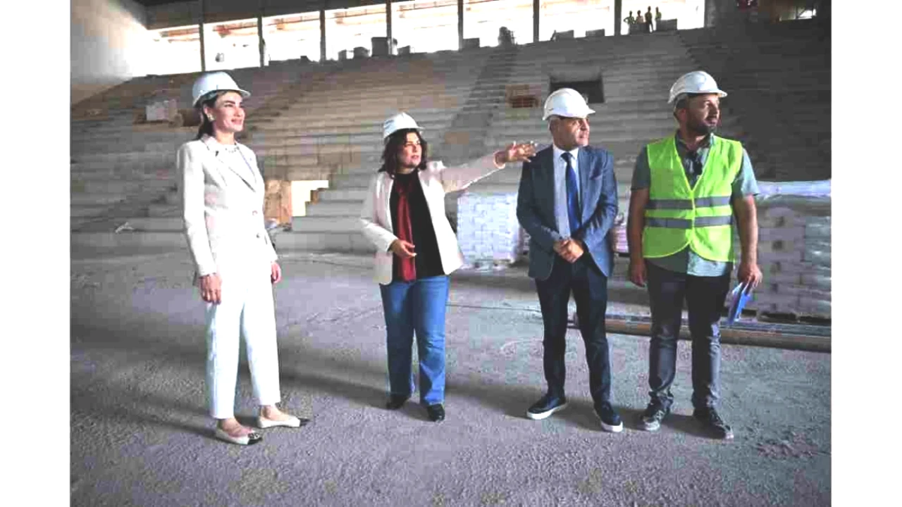 Aydın'da Yeni Kapalı Spor Salonu İnşaatı Şiddetle Devam Ediyor!